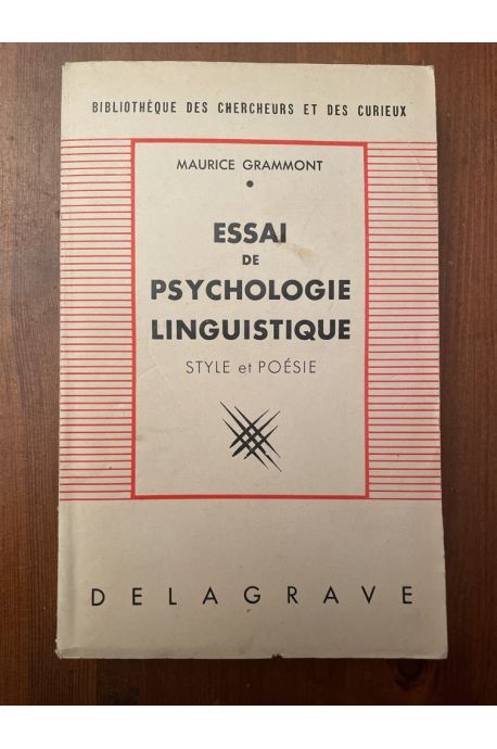 Essai de psychologie linguistique, Style et poésie