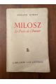 Milosz le poète de l'amour