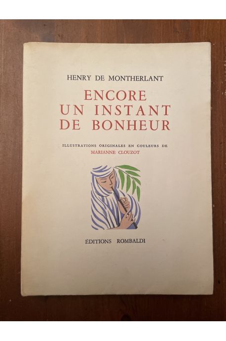 Encore un instant de bonheur, illustré par Marianne Clouzot