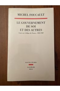 Le gouvernement de soi et des autres, Cours au collège de France 1982-83