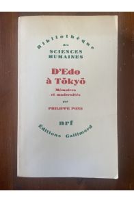 D'Edo à Tokyo : Mémoires et modernités
