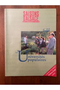 Saisons d'Alsace numéro 112 Eté 1991, Les Univesrités populaires