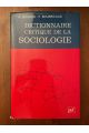 Dictionnaire critique de la sociologie 