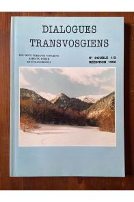 Dialogues transvosgiens N° Double 1-2 Réédition 1992