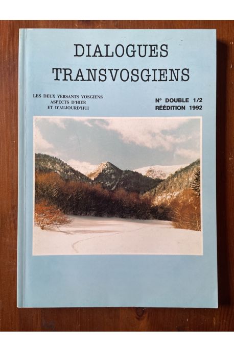 Dialogues transvosgiens N° Double 1-2 Réédition 1992