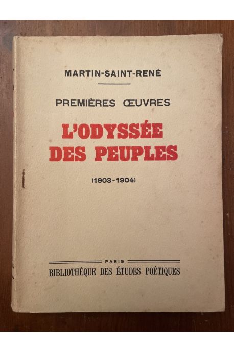 Premières oeuvres, L'Odyssée des peuples (1903-1904)