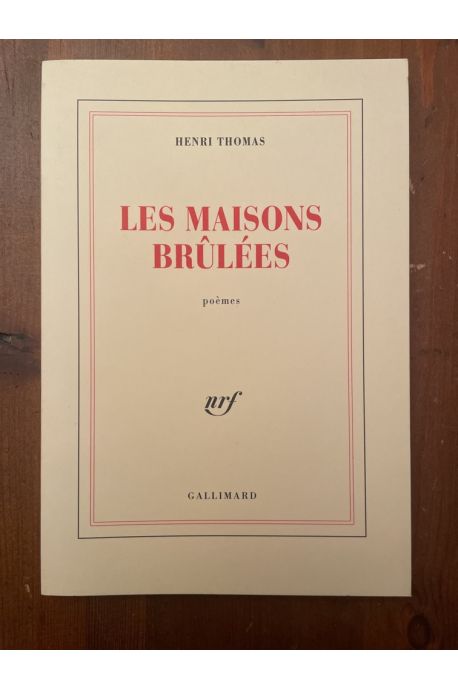 Les maisons brûlées