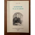 Jacob Balde - dix ans de recherche