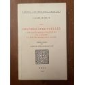 Les Oeuvres Spirituelles Sur les Evangiles des Jours de Caresme et Sur les Festes de l'Annee
