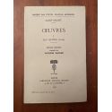 Oeuvres tome 1 : Les Oeuvres 1629 - Edition critique publiée par Jacques Bailbé