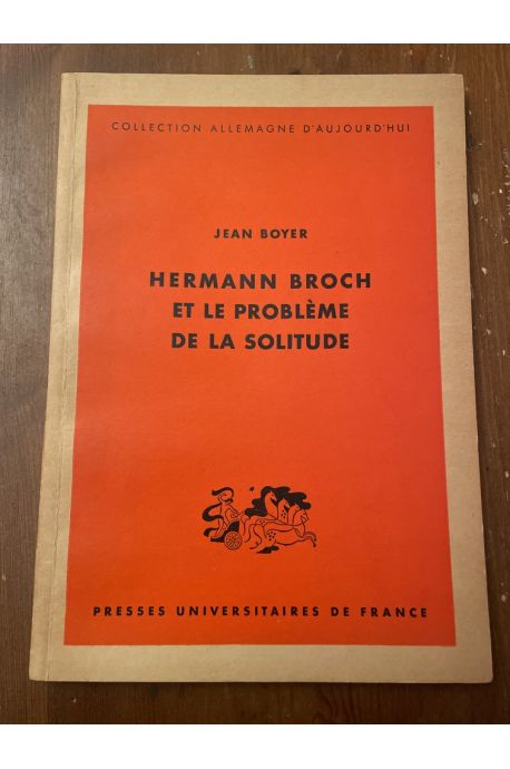 Hermann Broch et le problème de la solitude