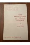 Guide bibliographique de linguistique française