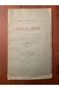L'égale de l'hommme, Lettre à M. Alexandre Dumas fils