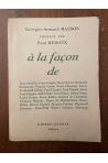 A la façon de...