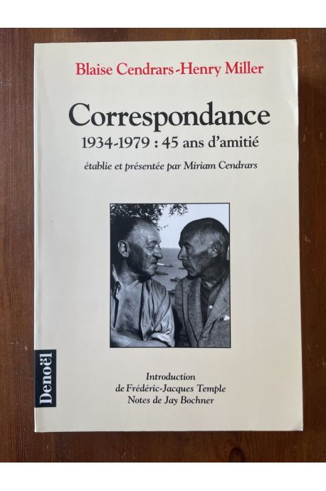 Correspondance 1934-1979 : 45 ans d'amitié