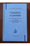 Caractères et portraits