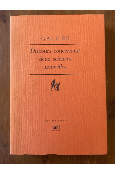 Discours concernant deux sciences nouvelles