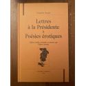 Lettres à la Présidente et Poésies érotiques