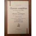 Oeuvres complètes tome I, Oeuvres poétiques