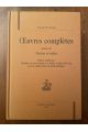 Oeuvres complètes tome III, Théâtre et ballets