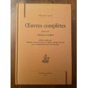 Oeuvres complètes tome III, Théâtre et ballets