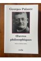Oeuvres philsophiques de Georges Palante