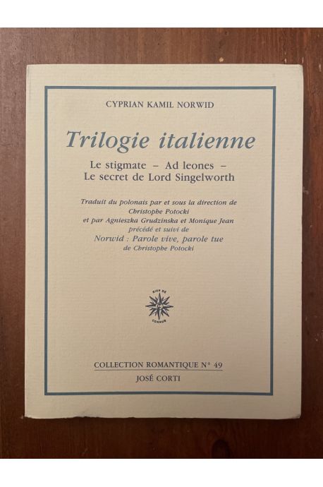 Trilogie italienne : Le Stigmate - Ad leones - Le Secret de Lord Singleworth