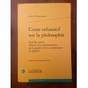 Cours exhaustif sur la philosophie, Première partie. Théorie de la représentation, de la pensée et de la connaissance en général