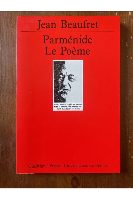 Parménide Le Poème