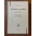 Abraham sacrifiant, Tragédie Françoise