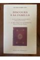 Discours à sa famille