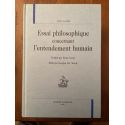 Essai philosophique concernant l'entendement humain