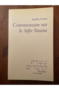 Commentaire sur le Séfer Yetzira