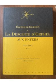 La descente d'Orphée aux enfers, tragédie 1639