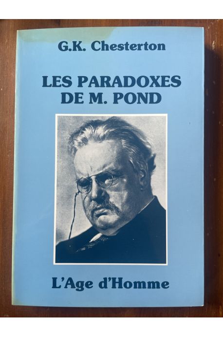 Les paradoxes de M. Pond