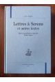Lettres à Serena et autres textes