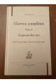 Oeuvres complètes Tome II, Elegiarum libri tres