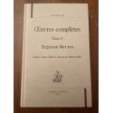 Oeuvres complètes Tome II, Elegiarum libri tres