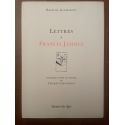 Lettres à Francis Jammes