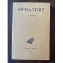 Oeuvres Tome I, 2e partie, Le Dyscolos