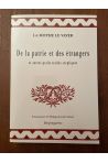 De la patrie et des étrangers