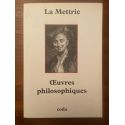 Oeuvres philosophiques de La Mettrie
