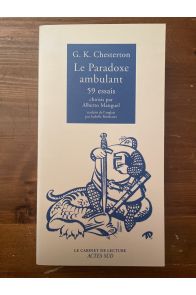 Le paradoxe ambulant, 59 essais choisis par Alberto Manguel