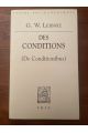 Des conditions (De Conditionibus)