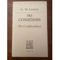 Des conditions (De Conditionibus)
