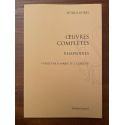 Oeuvres complètes de Petrus Borel, Rhapsodies