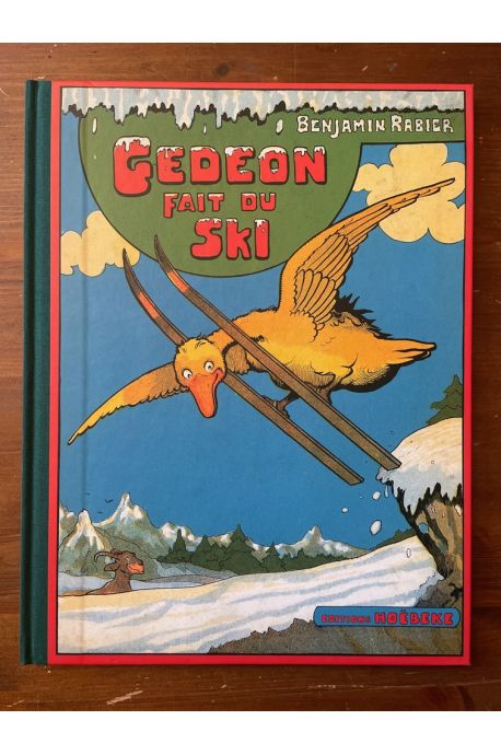 Gédéon fait du ski