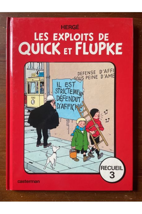 Les exploits de Quick et Flupke Recueil 3