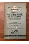 Traité du psychodiagnostic de Rorschach Tome second, à l'usage des psychologues, médecins et pédagogues