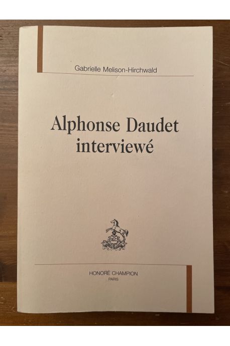 Alphonse Daudet interviewé